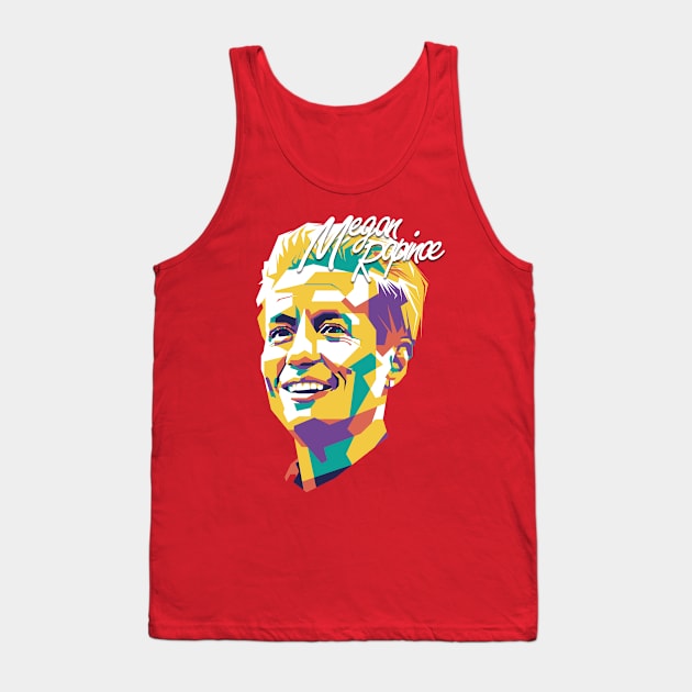 Megan Rapinoe wpap pop art Tank Top by pentaShop